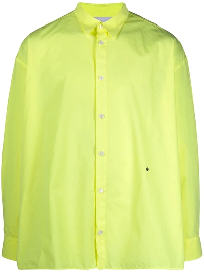Etudes Studio Illusion Stencil Print Shirt In Yellow