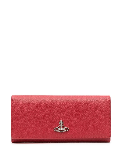 Vivienne Westwood Windsor Leather Wallet In Red