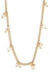 Gas Bijoux Shaky Charm Necklace In Black And White