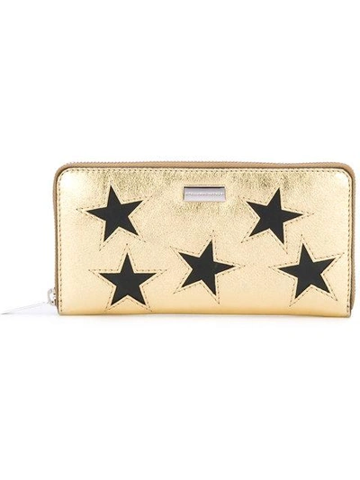 Stella Mccartney Metallic Stars Zipped Wallet