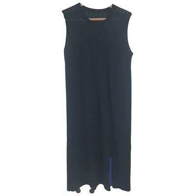 Pre-owned Pringle Of Scotland Mid-length Dress In Black