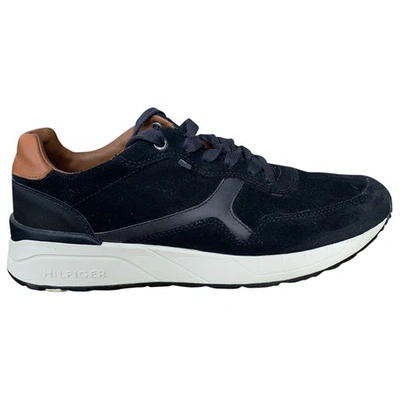 Pre-owned Tommy Hilfiger Low Trainers In Navy