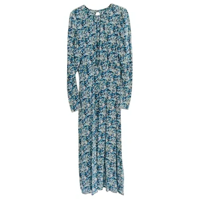 Pre-owned Rotate Birger Christensen Maxi Dress In Blue