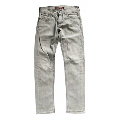 Pre-owned Levi's 511 Slim Jean In Grey
