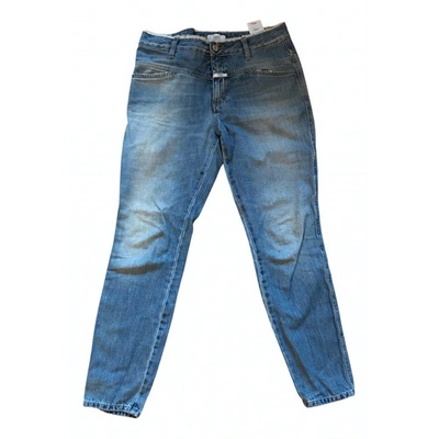 Pre-owned Closed Blue Cotton Jeans