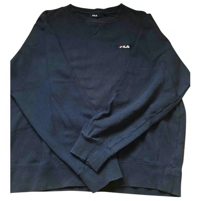 Pre-owned Fila Sweatshirt In Blue