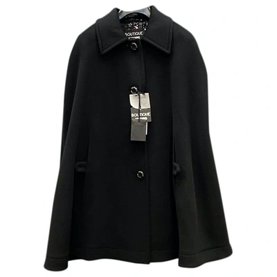Pre-owned Moschino Black Wool Coat
