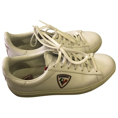 Pre-owned Rossignol White Leather Trainers