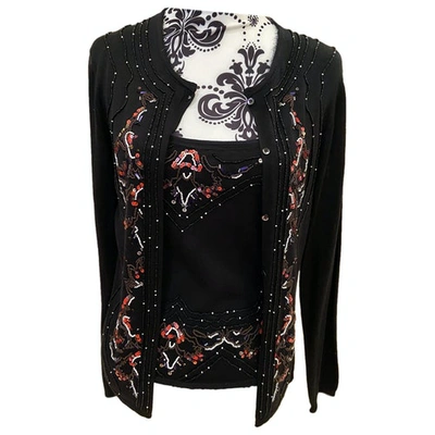 Pre-owned Christian Lacroix Silk Top In Black