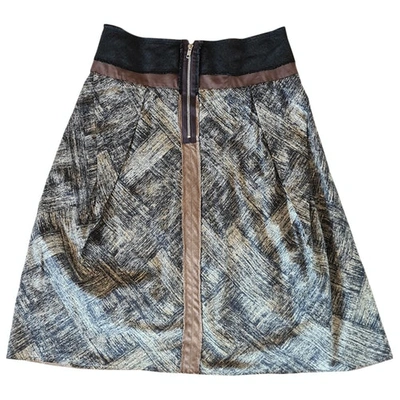Pre-owned Marni Wool Mid-length Skirt In Multicolour