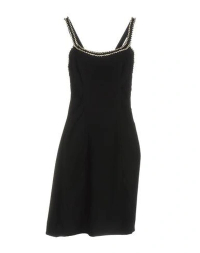 Prada Short Dress In Black