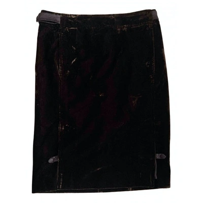 Pre-owned Saint Laurent Mid-length Skirt In Brown