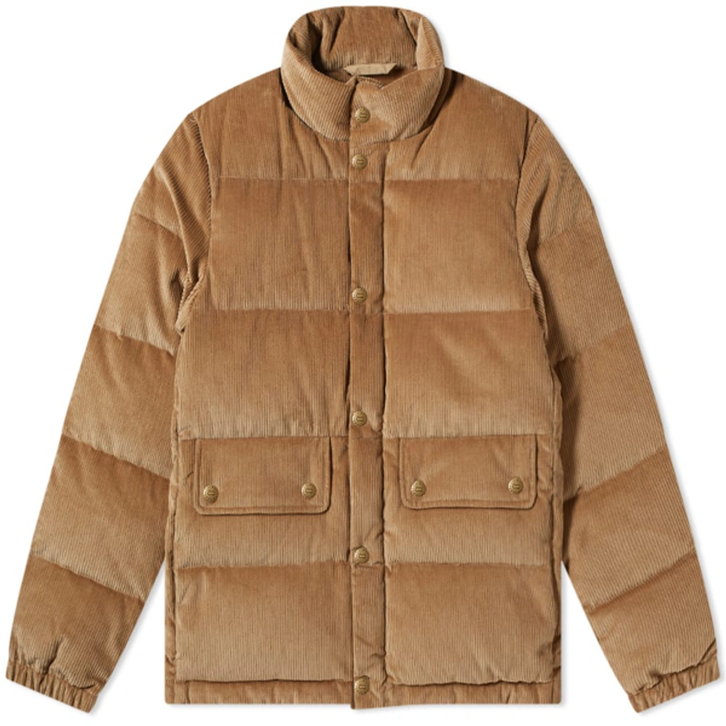 Aimé Leon Dore X Woolrich Corduroy Puffer In Brown | ModeSens