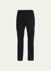 Ag Graduate Sud Straight Leg Pants In Super Black