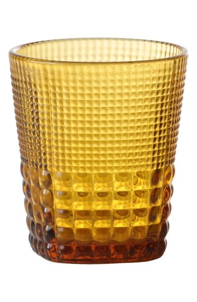 Fortessa Malcom Set Of 6 Double Old Fashioned Glasses In Amber