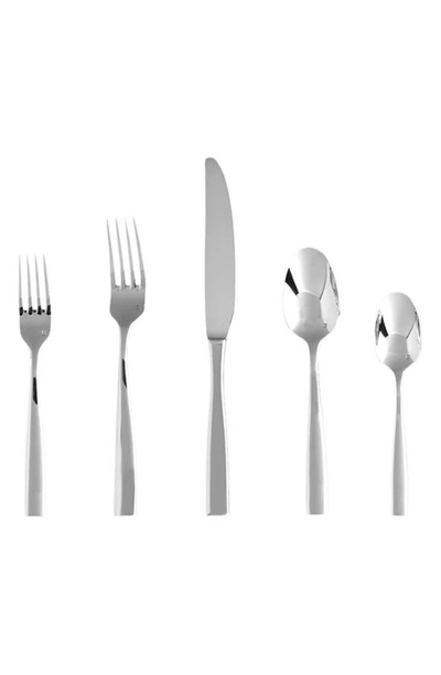 Fortessa Lucca 20-piece Flatware Set In Silver