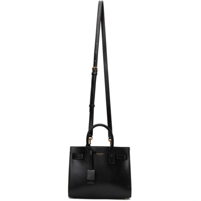 Saint Laurent Black Nano Sac De Jour Tote In 1000 Black