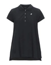 K-way Polo Shirt In Black