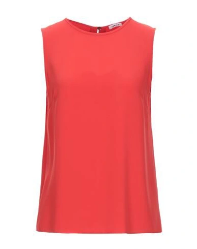 P.a.r.o.s.h Cady Top In Red In Red