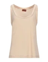 Missoni Tank Tops In Sand