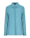Theory Shirts In Turquoise