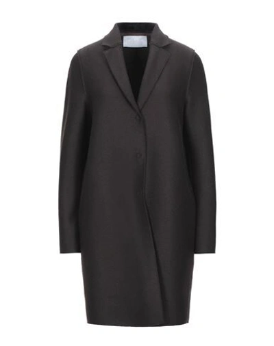 Harris Wharf London Coat In Brown