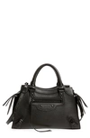Balenciaga Small Neo Classic City Leather Top Handle Bag In Black