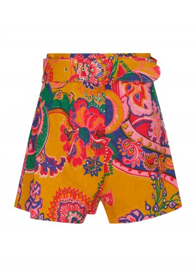 Zimmermann Bermuda Shorts In Multi