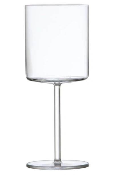 Fortessa Schott Zwiesel Modo Set Of 4 White Wine Glasses In Clear