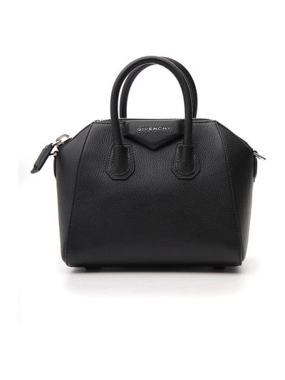 Givenchy Antigona Mini Tote Bag In Black