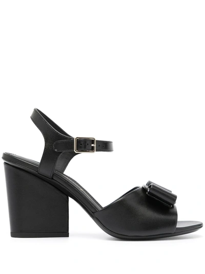 Ferragamo Viva 85mm Sandals In Black