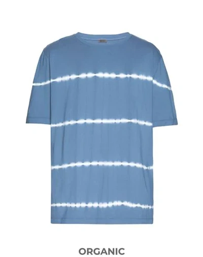 8 By Yoox T-shirts In Slate Blue