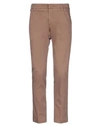 Entre Amis Casual Pants In Camel