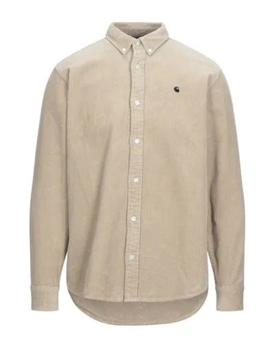 Carhartt Solid Color Shirt In Beige