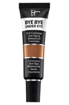It Cosmetics Bye Bye Under Eye Anti-aging Waterproof Concealer, 0.4 oz In 43.0 Deep Honey W