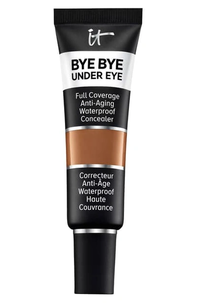 It Cosmetics Bye Bye Under Eye Anti-aging Waterproof Concealer, 0.4 oz In 43.0 Deep Honey W