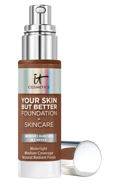 It Cosmetics Your Skin But Better Foundation + Skincare In Deep Neutral 58