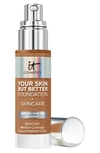 It Cosmetics Your Skin But Better Foundation + Skincare In Rich Cool 50