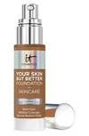It Cosmetics Your Skin But Better Foundation + Skincare In Rich Neutral 51.25