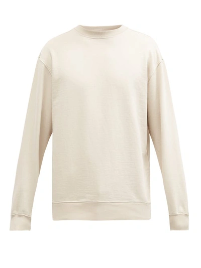 Another Aspect Organic-cotton Jersey Sweatshirt In Light Beige