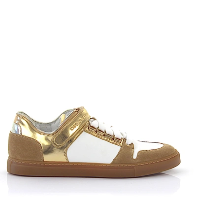 Dsquared2 Lace Up Shoes In 米色