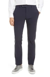 Zanella Active Stretch Flat Front Pants In Navy