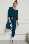 Sundry Vera Scrunchie Lounge Set In Blue