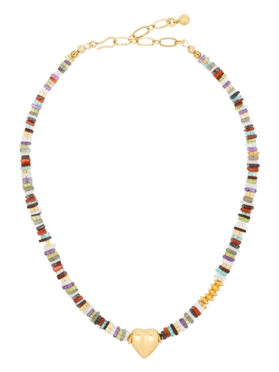 Brinker & Eliza Gold-plated Confetti Gemstone Necklace