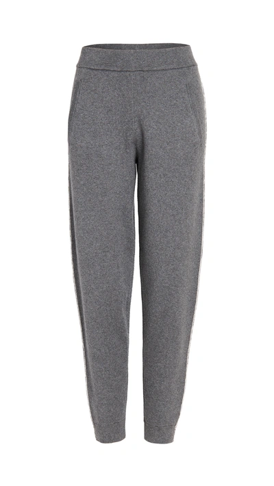 Atm Anthony Thomas Melillo Cotton And Cashmere-blend Track Pants In Charcoal