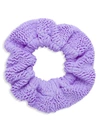 Hunza G Women's Crinkle Hair Scrunchie In Lilac