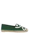 Tory Burch Espadrilles In Green