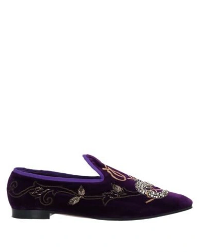 Ralph Lauren Loafers In Purple