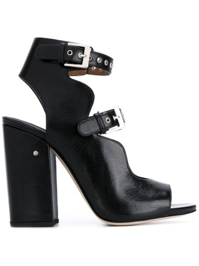 Laurence Dacade Nelen Buckled Leather Sandals In Black