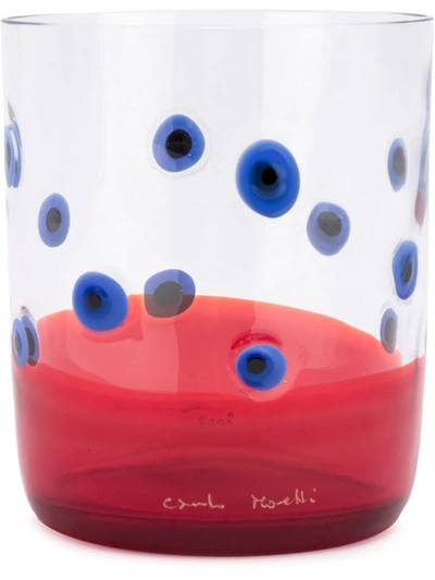Carlo Moretti Spot Print Glass In Blue